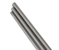 M6 M8 M10 M12 Galvanized Threaded Rod | 1m 2m 3m Length Carbon Steel All Thread Rod Zinc Plated Stud Bolt for Pipe Support