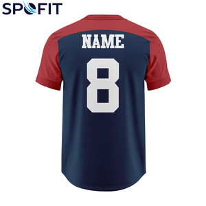 Nueva Llegada, Jersey de Béisbol Personalizado de Alta Calidad con Cuello en V, Cómodo y Duradero, Ropa Deportiva para Equipos de Béisbol para Adultos - Product Image 6