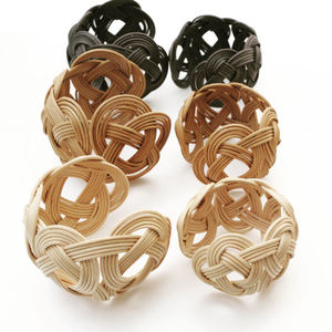 กำไลข้อมือหวายสานมือ สไตล์โบฮีเมียน สำหรับสุภาพสตรี ราคาขายส่ง - Product Image 6