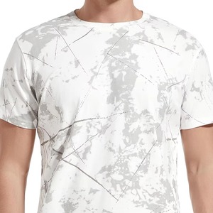 T-shirts de sublimation à col rond de haute qualité, personnalisés, à séchage rapide, 100% coton, pour hommes, poids lourd 320g - Product Image 5