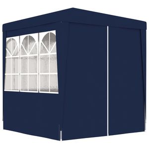 Carpa Plegable de Polietileno Azul de 8.2 x 8.2 Pies para Bodas y Eventos - Product Image 5