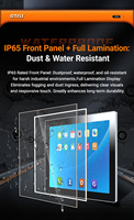 PC industriel Android avec écran tactile capacitif, 10 à 27 pouces, étanche IP65, liaison optique, montage mural VESA, avec A133 2G+8G Android