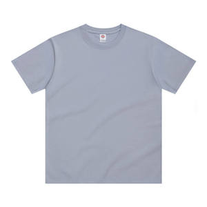Men's Light Gray Short Sleeve <b>Turtleneck</b> T-Shirt Regular Fit Cotton Jersey Formal Solid Color Front Eco-Friendly Knitted <b>Top</b> - Product Image 1
