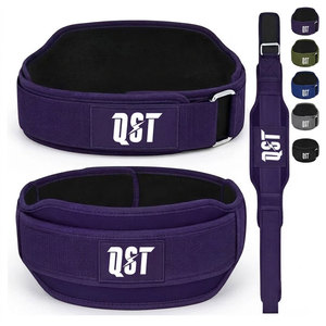 Cinturón de Neopreno de Alta Resistencia para Levantamiento de Pesas, 6 Pulgadas, Ajustable, Transpirable, Antideslizante, Color Morado, Soporte Lumbar para Entrenamiento y Gimnasio - Product Image 1
