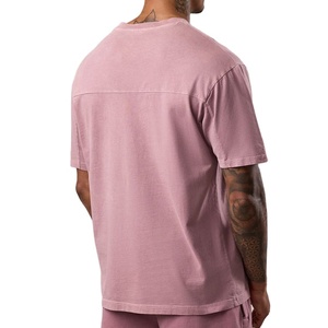 Camiseta de Manga Corta de 180 Gramos, 100% Algodón, Corte Regular, Cómoda, de Secado Rápido, con Logotipo Personalizado, Hombros Caídos - Product Image 3