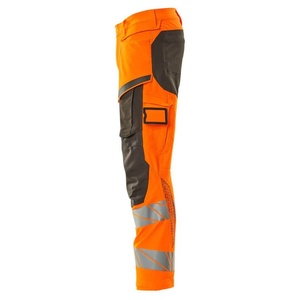 Pantalones de Trabajo Resistentes para Hombre, Pantalones de Seguridad para Carpintero, Alta Visibilidad, Bolsillos para Herramientas, Ropa de Trabajo Transpirable - Product Image 3