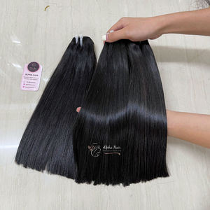 Extensiones de cabello Remy de grado premium, supersuaves, de larga duración, de hueso recto, paquetes de cabello crudo vietnamita, pelucas con frente de encaje - Product Image 3