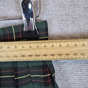 Jupe vintage pour femme, vert à carreaux, plissée, style kilt, tartan du clan Gordon, OEM ODM - Product Image 3