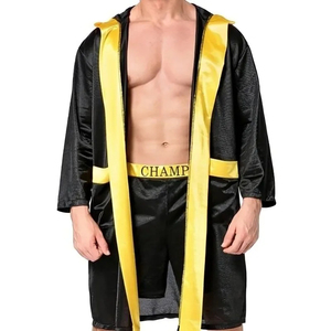 ชุดมวยแบบยูนิเซ็กซ์สำหรับ MMA มวยไทย เสื้อคลุมคอสเพลย์ ชุดกีฬาสำหรับผู้ชายและผู้หญิง ชุดคลุมสำหรับชกมวย - Product Image 1