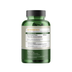 Bhringaraj Tablets Nutrient Dense Eclipta Prostrata <b>Pills</b> Natural Wellness Product Bulk Quantity Wholesale Manufacturer - Product Image 2
