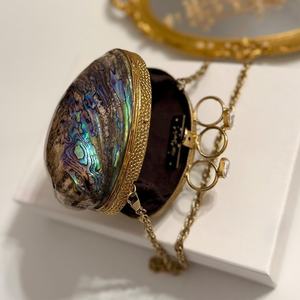 Nouveauté 2024 : Sacs à main en résine design, élégants pour les soirées, le cadeau idéal pour femme, pochette féminine créative, sacs à main ovales pour dames - Product Image 4