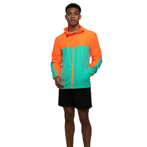 Custom Men's <b>Waterproof</b> Hooded Windbreaker <b>Jacket</b> Lightweight Hiking Raincoat Outdoor Full Zip Quick Dry Coat - Product Image 2