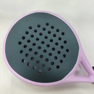 Service OEM ODM personnalisé, raquette de paddle en fibre de carbone diamantée pour unisexe, fournisseur direct d'usine, légère, faible MOQ - Product Image 3