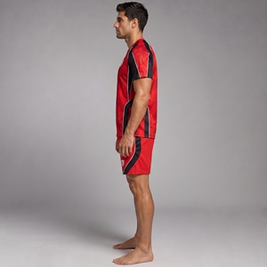 2026 New Breathable <b>Knitted</b> Pajama <b>Set</b> Crew Neck Drawstring Shorts Sleepwear Men Summer Casual T Shirt and Shorts <b>Set</b> - Product Image 6