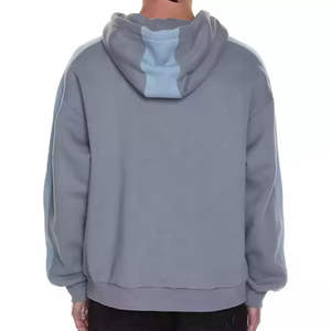 Oversized Men-s Pullover Hoodies 430gsm Heavyweight Sweatshirt Custom for Puff Print Logo Solid Color 100% Cotton Fleece 2026 - Product Image 4