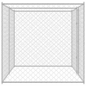 Cage pour chien en acier galvanisé argenté 157,48 x 78,74 x 78,74 pouces, optimisée pour une meilleure lisibilité et une meilleure visibilité aux moteur de recherche - Product Image 5