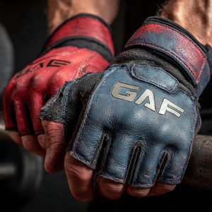 GAF Gants de gym en cuir et silicone pour hommes et femmes Fitness Haltérophilie Body Building Sports Training & Cycling Workout - Product Image 4