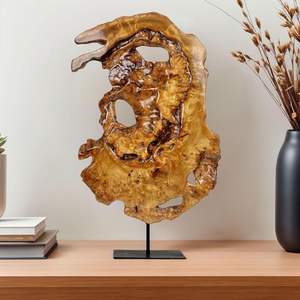 Centro de Mesa Decorativo de Madera Elegante y Moderno para Mesa de Comedor de Apartamento de Lujo y Decoración Premium - Product Image 2