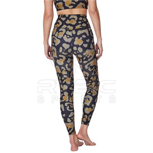 Leggings de sublimación para mujer de producción OEM confiable, con material ligero y color duradero. - Product Image 2
