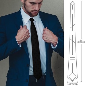 Corbata tejida para masón, corbatas de moda para hombre con el escudo y la compás de los masónicos, lavar a mano en agua fría - Product Image 6