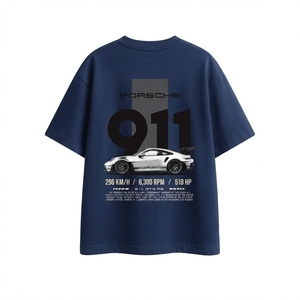 T-shirt imprimé pour homme à manches courtes, coupe ample, en jersey de coton, col rond, style décontracté - Product Image 3