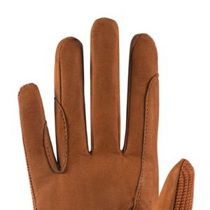 Guantes de Equitación Profesionales para Mujer, de Cuero Genuino, Transpirables, Antideslizantes, con Cierre de Velcro, Nueva Llegada - Product Image 4