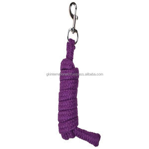 Vente en gros de produits équins Ensemble de cordes de plomb pour licou de cheval Corde de plomb pour cheval équestre de haute qualité et accessoires - Product Image 1