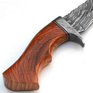 มีดโบวี่เหล็กดามัสกัสทำมือคุณภาพพรีเมียมขนาดสั่งทำพิเศษ ด้ามจับสบายมือ มีดสกินเนอร์ - Product Image 3