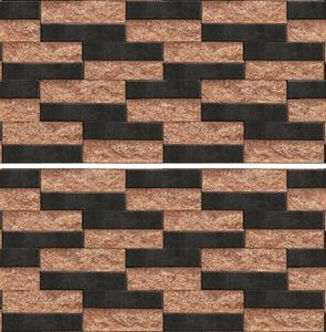 กระเบื้องบุผนังขนาด 300x600 มม. สำหรับภายนอกอาคาร กระเบื้องตกแต่งผนังบ้าน กระเบื้องเซรามิกเคลือบเงาสมัยใหม่ กระเบื้องพอร์ซเลนสำหรับภายนอกอาคาร - Product Image 2