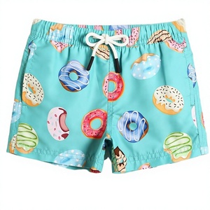 Shorts de plage personnalisés pour hommes, séchage rapide, avec cordon de serrage et poches, motif bleu clair, décontractés, pour l'été - Product Image 6