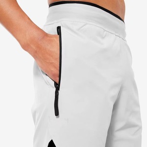 Shorts de sport décontractés pour hommes, 100 % coton, séchage rapide, respirants, anti-plis, pour la gym, le fitness et le jogging, taille élastique - Product Image 2