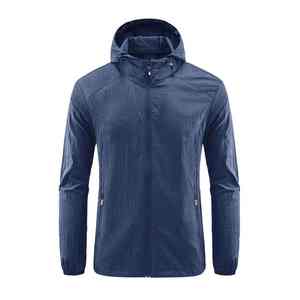 Chaqueta Cortavientos Casual para Hombre, Sublimada, de Soft Shell, Uniforme de Trabajo, Impermeable, con Cierre, de Poliéster - Product Image 5