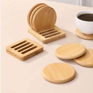 Artisan Crafted Wooden Coaster Set With Natural Wood Grain Texture Durable Reusable Drink Protection Mats - Product Image 2