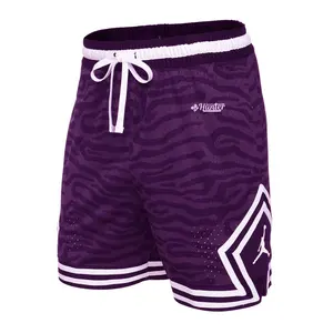 Top Trendiest Diamond Shorts in a Comfy 100% Polyester Mesh Fabric with Elastic Waist