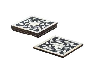 Sous-verres en incrustation d'os pour cadeaux, décoration de table, design classique, écologiques, de luxe, de haute qualité, tapis/plaque de protection pour la cuisine - Product Image 1