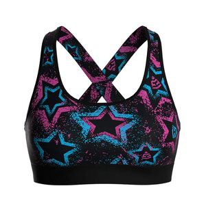 Soutien-gorge de sport imprimé par sublimation, grande taille, vêtements de fitness pour femmes de qualité supérieure, soutien-gorge de sport respirant uni pour le yoga - Product Image 1