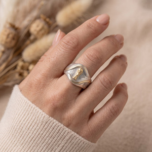 Anillo de Campeonato de Fútbol Personalizado al por Mayor de Plata de Ley 925, Joyería de Moda con Diseño Deportivo, Dorado/Plateado - Product Image 4