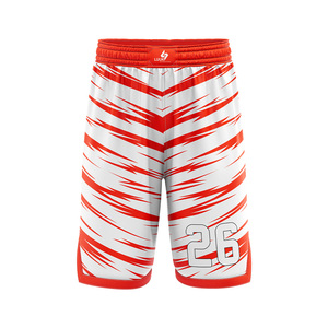 กางเกงบาสเก็ตบอลพิมพ์ลายโลโก้ทีมตามสั่ง ระบายอากาศได้ดี ซับเหงื่อ ไซส์ใหญ่ ปิดเชือกผูกเอว เอวยางยืด - Product Image 5