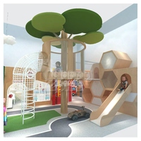 Casa de Juegos Personalizada de Ciudad de Simulación para Niños Pequeños, Equipo de Entretenimiento de Parque Infantil Interior para Área de Juegos de Rol