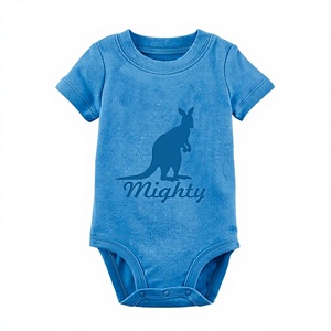 Achats en ligne barboteuse en coton pima biologique barboteuse sans manches à ailes à volants pour bébés grenouillères aux couleurs unies pour tout-petits combinaison grenouillère inde - Product Image 1