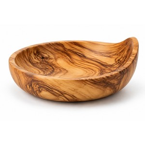 Cuenco Artesanal de Madera de Olivo para Guardar Objetos, Venta al por Mayor |   Decoración Artesanal para el Hogar - Product Image 1