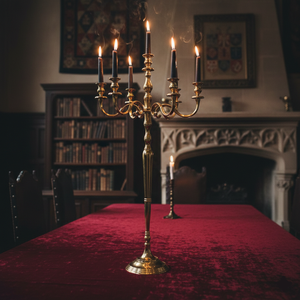 เชิงเทียนตกแต่ง 7 แขน ดีไซน์สวยงาม สำหรับงานแต่งงาน งานเลี้ยง งานประดิษฐ์ ทำมือ เป็นมิตรกับสิ่งแวดล้อม มีจำหน่าย - Product Image 2