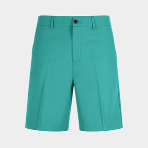 Pantalones Cortos Bermuda para Hombre, Color Verde Azulado Sólido, Cintura Media, Cierre de Botones, Casuales, de Algodón Oxford, con Bolsillos, Tejido Transpirable - Product Image 4