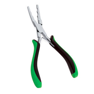 Kit de Pinzas para Extensiones de Cabello de Acero Inoxidable con 2 Pinzas + 1 Herramienta para Colocar Anillas, para Uso Comercial - Product Image 1