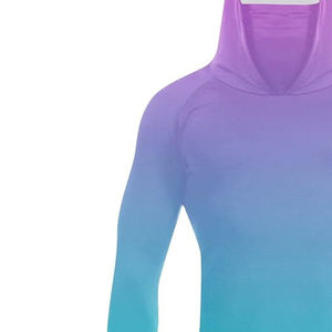 Camisa de Pesca con Capucha de Manga Larga para Hombre, Color Degradado, Protección UV UPF 50, Transpirable, Secado Rápido, Poliéster, Totalmente Personalizable - Product Image 6