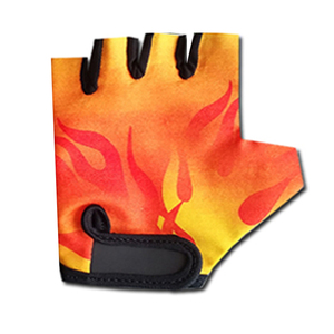 Guantes de bicicleta para niños, de poliéster, transpirables, ligeros, para ciclismo, minibicicleta, correa de muñeca ajustable, regalo de cumpleaños - Product Image 1