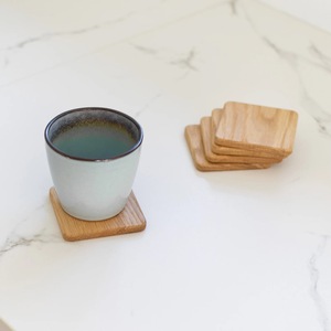Wholesale ILAHI's Eco-Friendly Brown Square Wooden Coaster Classic Design Tabletop Protective Accessory Customizable Size Home - Product Image 2