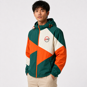 Premium <b>Men</b> Windbreaker <b>Jacket</b> Crafted With Lightweight Woven Fabric Breathable Comfort And Modern Style <b>For</b> Daily Wear - Product Image 4