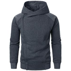<b>Men</b> Hooded Knit Sweater <b>Black</b> and Blue <b>Men</b> Hooded Sweater <b>Men</b> Knitted <b>Hoodie</b> <b>Men</b> Knit <b>Hoodie</b> <b>Men</b> Slim Fit Sweater <b>Men</b> Rag - Product Image 1