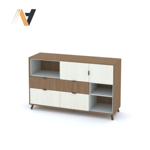 Juego de Muebles de Dormitorio Urbano Moderno, Concepto de Almacenamiento Modular, Acabado en Chapa de MDF/HPL/LPL, Estilo Interior de Lujo de Fábrica en Vietnam - Product Image 4
